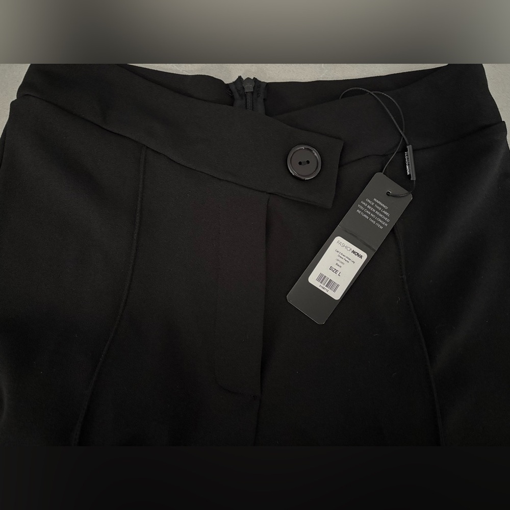 FASHION NOVA ‘Call It Even’ Wide Leg Dress Pants - Picture 2 of 5